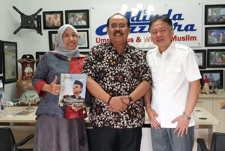 Sekda Banyumas Berkunjung ke Kantor Adinda Azzahra