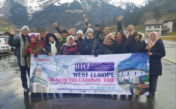 Rombongan Muslim Edutrip Eropa Barat angkatan ke-6 IITCF, pertengahan Desember 2019