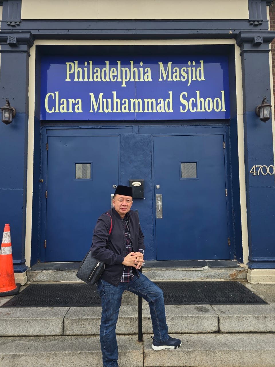 Priyadi Abadi di Masjid Philadelphia Amerika